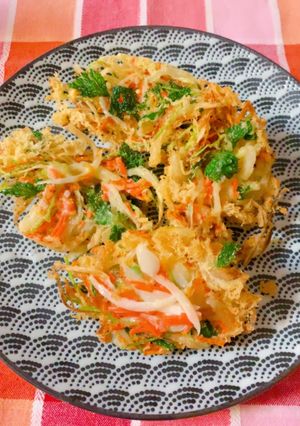 野菜と干し海老のかき揚げ-レシピのメイン写真