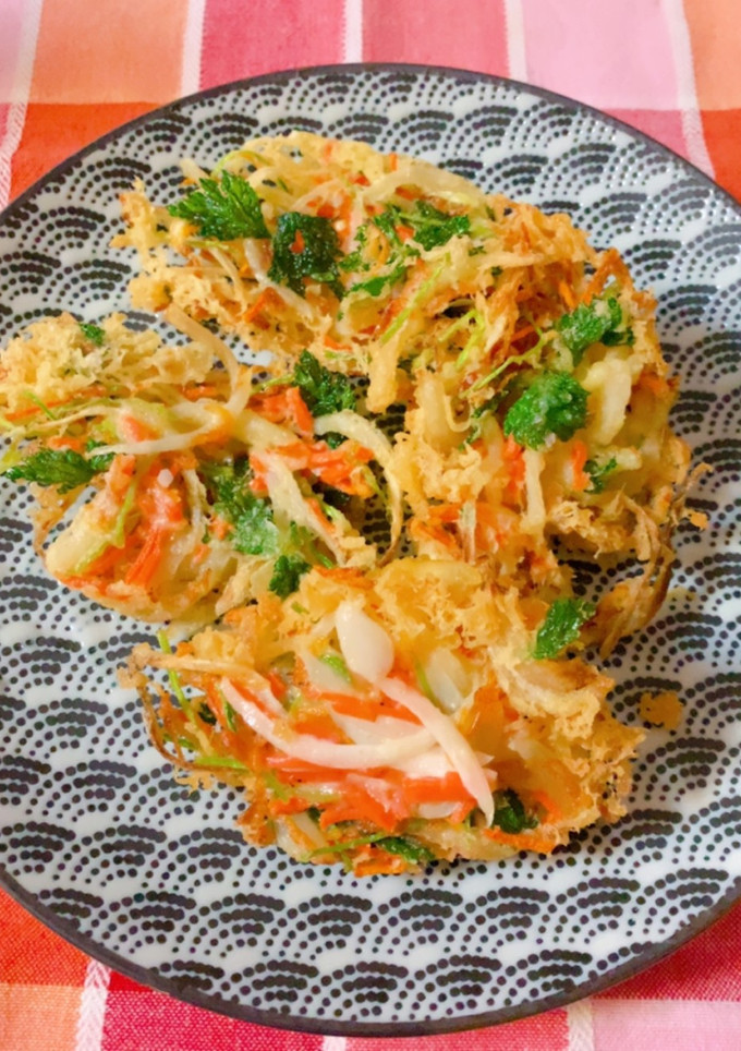 野菜と干し海老のかき揚げ-レシピのメイン写真