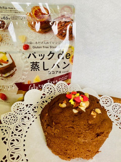 レンジで簡単☆ナッツ入ココア蒸しパン-レシピのメイン写真