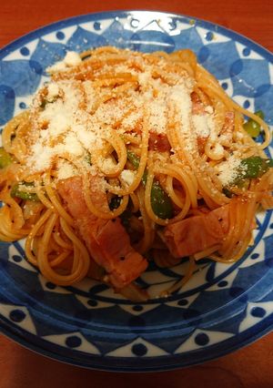 スパゲティ―ナポリタン 簡単男料理-レシピのメイン写真