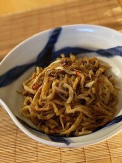 切り干し大根とこんにゃくのピリ辛炒め-レシピのメイン写真