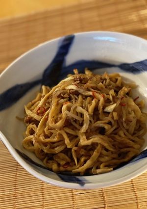 切り干し大根とこんにゃくのピリ辛炒め-レシピのメイン写真
