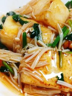 揚げ出し豆腐のキノコあんかけ-レシピのメイン写真
