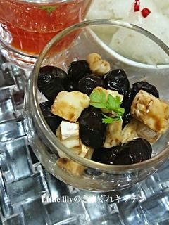 黒豆煮とカマンベールチーズの和物-レシピのメイン写真