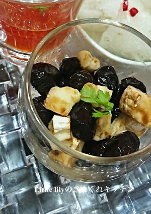 黒豆煮とカマンベールチーズの和物-レシピのメイン写真