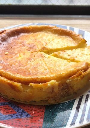 簡単♪ミキサーで作る☆昭和のチーズケーキ-レシピのメイン写真
