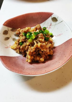 おいしいよ～わが家のスタミナ納豆-レシピのメイン写真