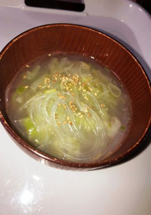 冬にぴったり ネギたっぷりスープ-レシピのメイン写真