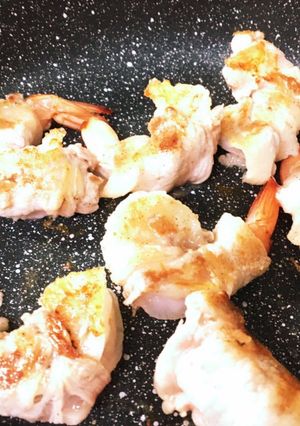 エビロールサムギョプサル美味しい韓国料理-レシピのメイン写真