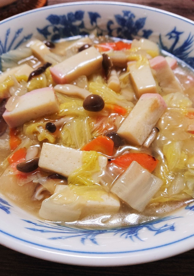 おせちの残り物の蒲鉾で八宝菜-レシピのメイン写真