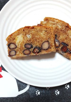 しっとりコーヒーパウンドケーキ！黒豆付き-レシピのメイン写真