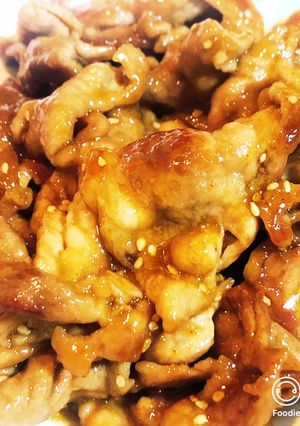 豚こま甘辛焼き-レシピのメイン写真