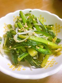 小松菜のポン酢炒め-レシピのメイン写真