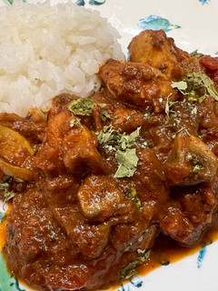 チキンとマッシュルームのスパイスカレー-レシピのメイン写真