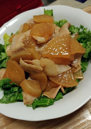 大根と豚肉の炒め煮-レシピのメイン写真