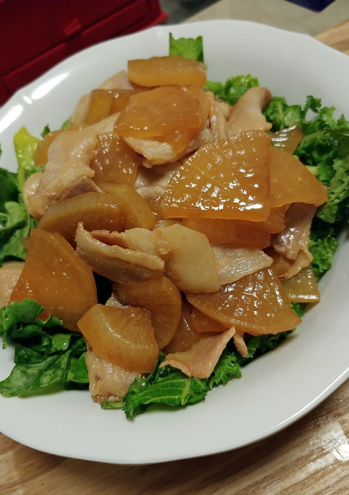大根と豚肉の炒め煮-レシピのメイン写真