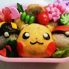 รูปของ ピカチュウのお弁当♪