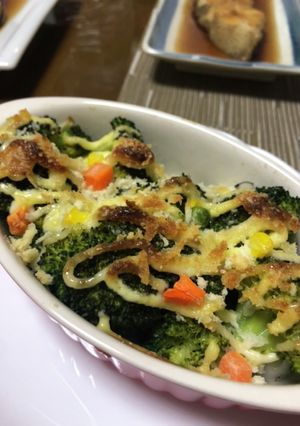 ブロッコリーのマヨチーズ焼き-レシピのメイン写真