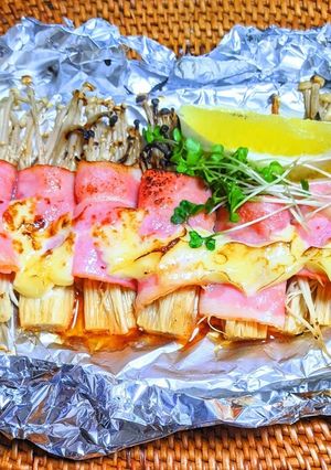 えのきベーコンのホイル焼き-レシピのメイン写真