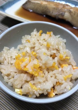 卵の醤油ご飯(炊き込みご飯)-レシピのメイン写真
