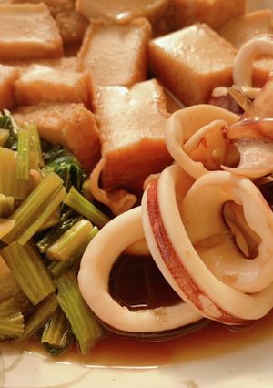 いかと厚揚げの煮物-レシピのメイン写真