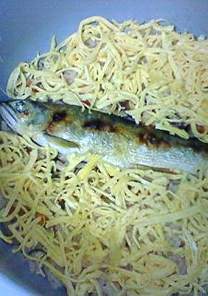 炊飯器で簡単♪鮎の炊き込みごはん♪-レシピのメイン写真