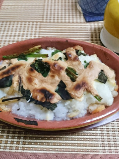 残ったお粥さんは和風のドリアにしよう-レシピのメイン写真