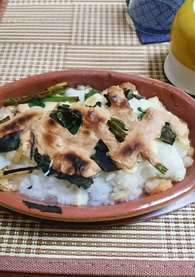 残ったお粥さんは和風のドリアにしよう-レシピのメイン写真