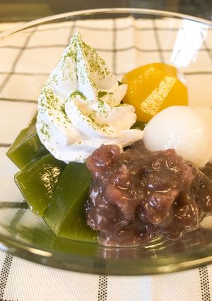 京都名店スイーツ☆宇治抹茶ゼリー-レシピのメイン写真