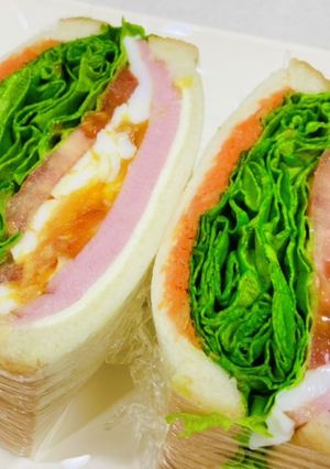 わんぱくサンド*ラップで簡単-レシピのメイン写真