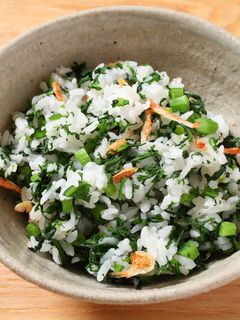 春菊と桜えびの菜飯-レシピのメイン写真