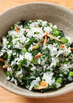 春菊と桜えびの菜飯-レシピのメイン写真