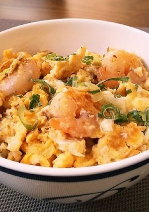 ◆簡単&短時間 ごま油香る えび玉丼 ◆-レシピのメイン写真