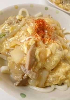 フライパン１つで！酸辣湯風うどん-レシピのメイン写真