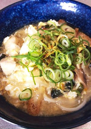 讃岐生うどんの親子うどん-レシピのメイン写真