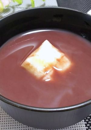 我が家のミルク入りおしるこ(ぜんざい)-レシピのメイン写真