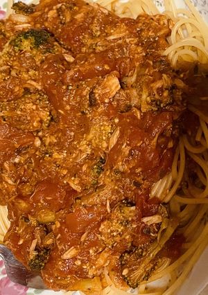 セブン「濃厚な味わいボロネーゼ」アレンジ-レシピのメイン写真