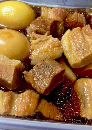 甘味控えめな角煮(およそ3時間)-レシピのメイン写真