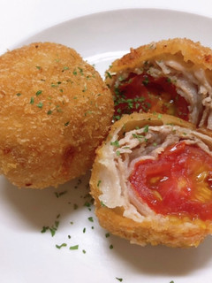 簡単★ミニトマトチーズカツ-レシピのメイン写真