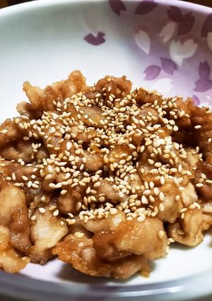 豚こま切れ肉の甘辛揚げ！-レシピのメイン写真