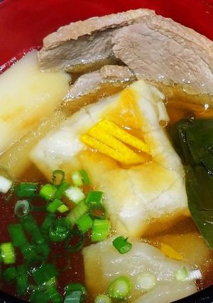 合鴨雑煮(長ネギ、カブ、チンゲン菜)-レシピのメイン写真