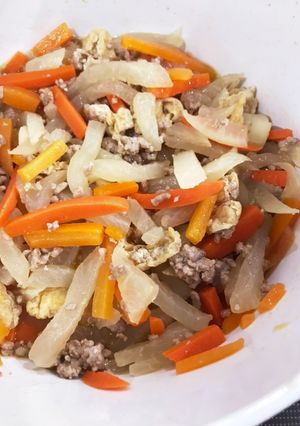 大根とにんじんの時短煮物-レシピのメイン写真