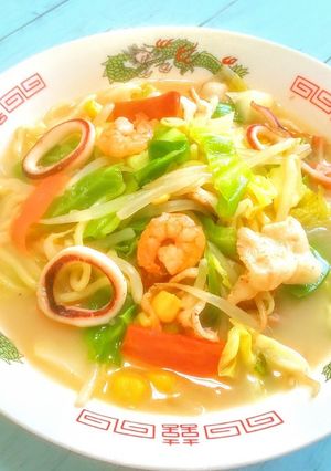 フライパン1つで簡単美味しいチャンポン麺-レシピのメイン写真