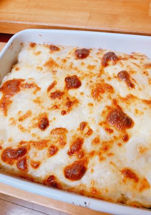 マッシュポテトとひき肉のチーズ焼き　-レシピのメイン写真
