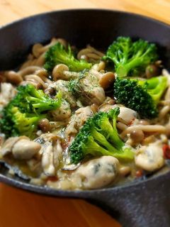 牡蠣のアヒージョ*キャンプ飯にも-レシピのメイン写真