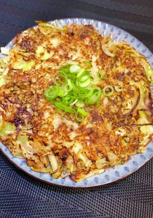 粉もんじゃない！山芋のお好み焼き風-レシピのメイン写真