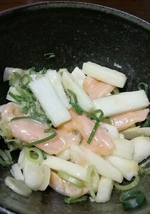トロサーモンととろろ芋の和え物-レシピのメイン写真