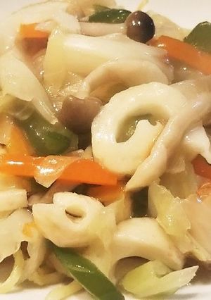 野菜たっぷりあんかけかた焼きそば-レシピのメイン写真