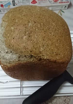 HBで作る米粉ゴマパン-レシピのメイン写真
