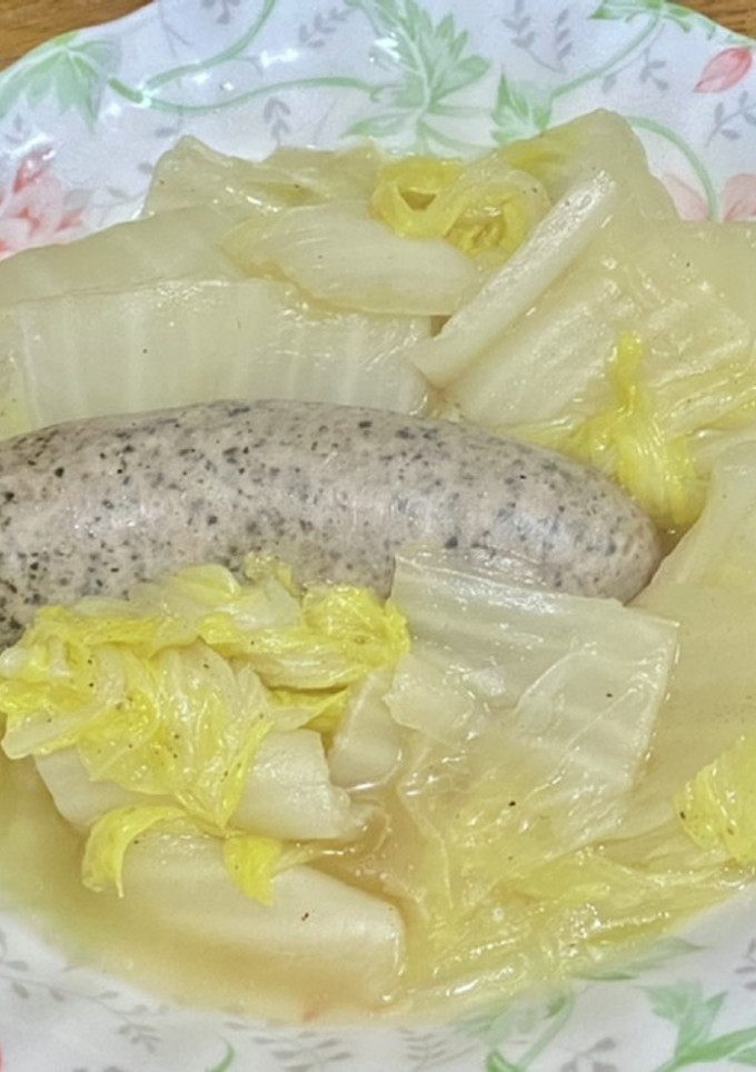白菜とソーセージのコンソメ煮-レシピのメイン写真